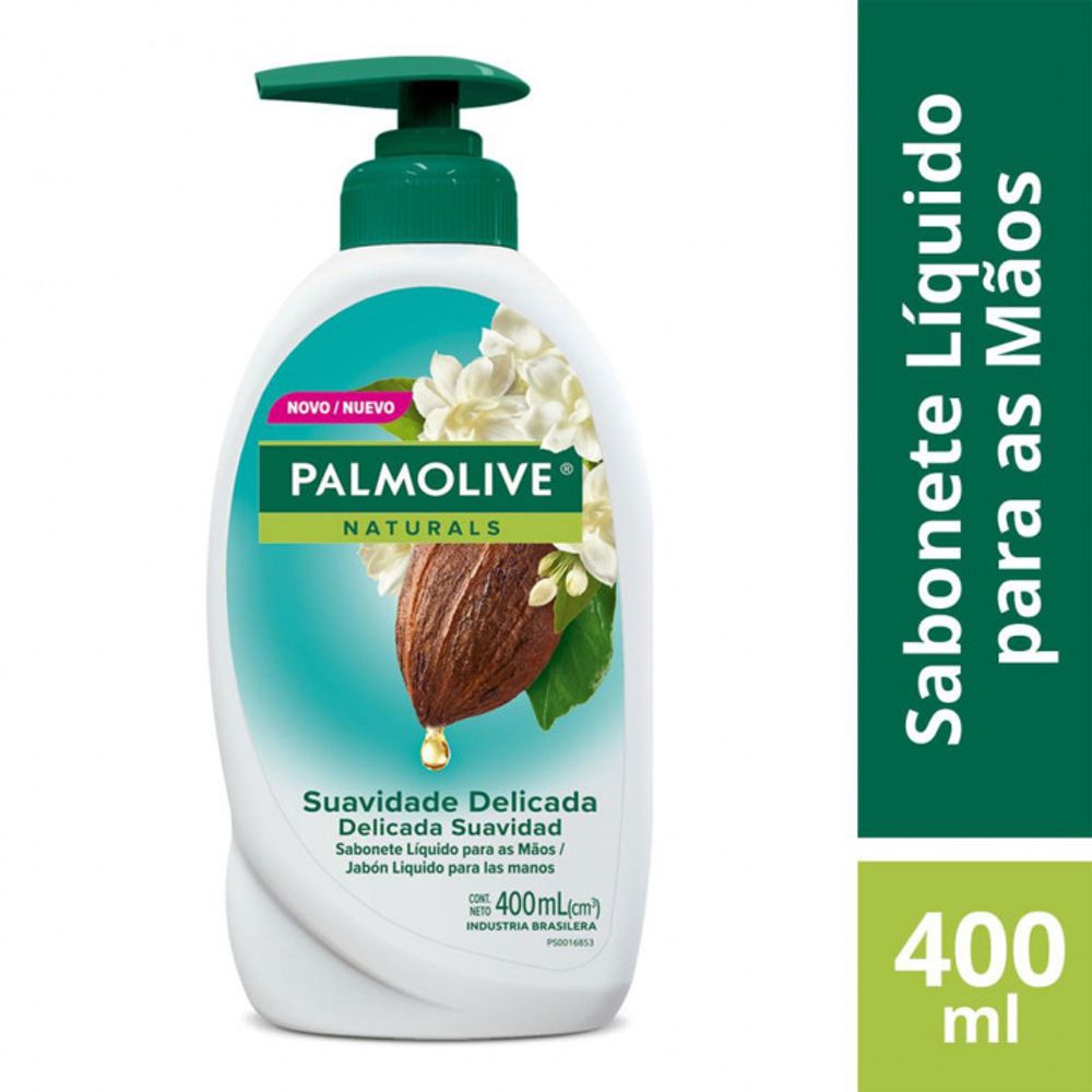 Sabonete Líquido Palmolive Naturals Suavidade Delicada 400ml - comper