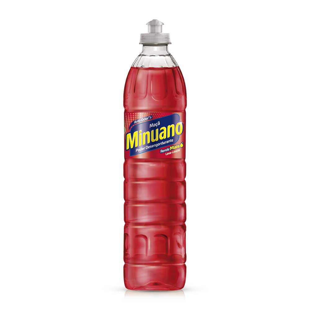 Detergente Líquido Minuano Maçã 500ml