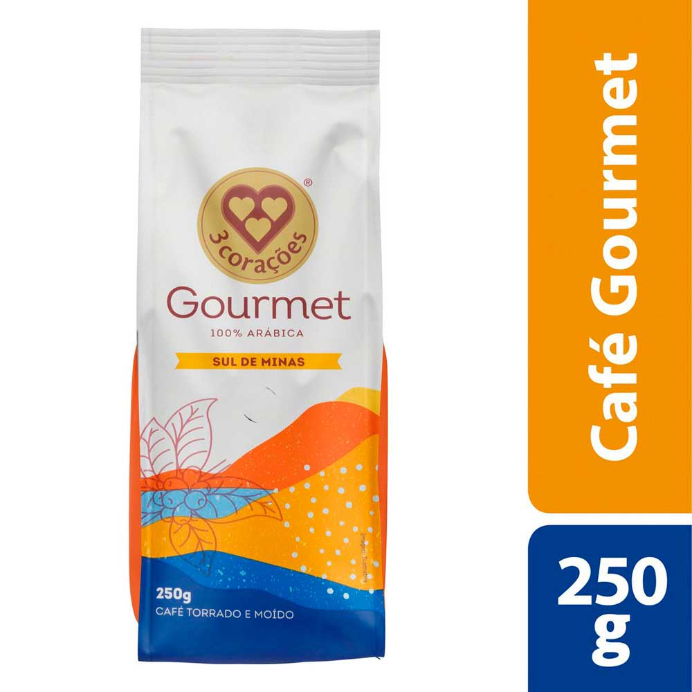 Café 3 Corações Gourmet Sul de Minas Almofada 250g