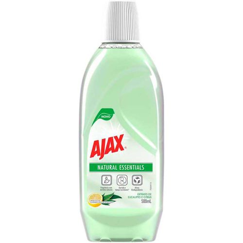 Limpador Multiuso Ajax Natural Essentials 500ml - comper