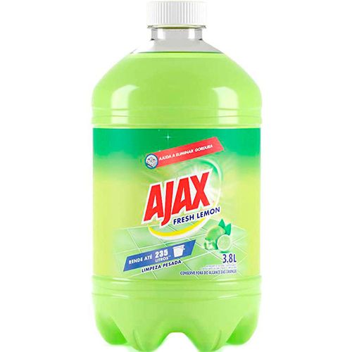 Limpador Limpeza Pesada Ajax Fresh Lemon 3,8 Litros - comper