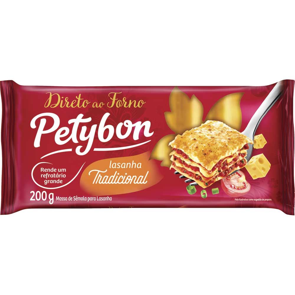 Massa para Lasanha Petybon Pacote com 200g