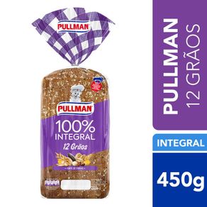 Pao-100--Integral-12-Graos-Trigo-Girassol-Centeio-Aveia-Linhaca-Gergelim-Milho-Quinoa-Soja-Cevada-Milheto-e-Triticale-Pullman-Pacote-450g