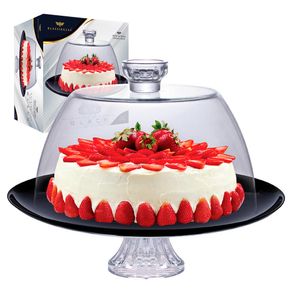 Boleira-Ruvolo-Black-com-Pe-e-Tampa-de-Vridro Boleira-Ruvolo-Black-com-Pe-e-Tampa-de-Vridro