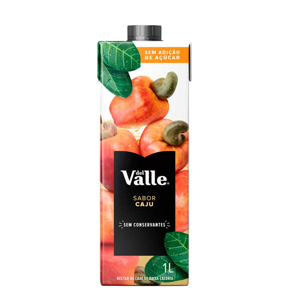 Suco de Caju Del Valle sem Açúcar 1 Litro Caixa TP