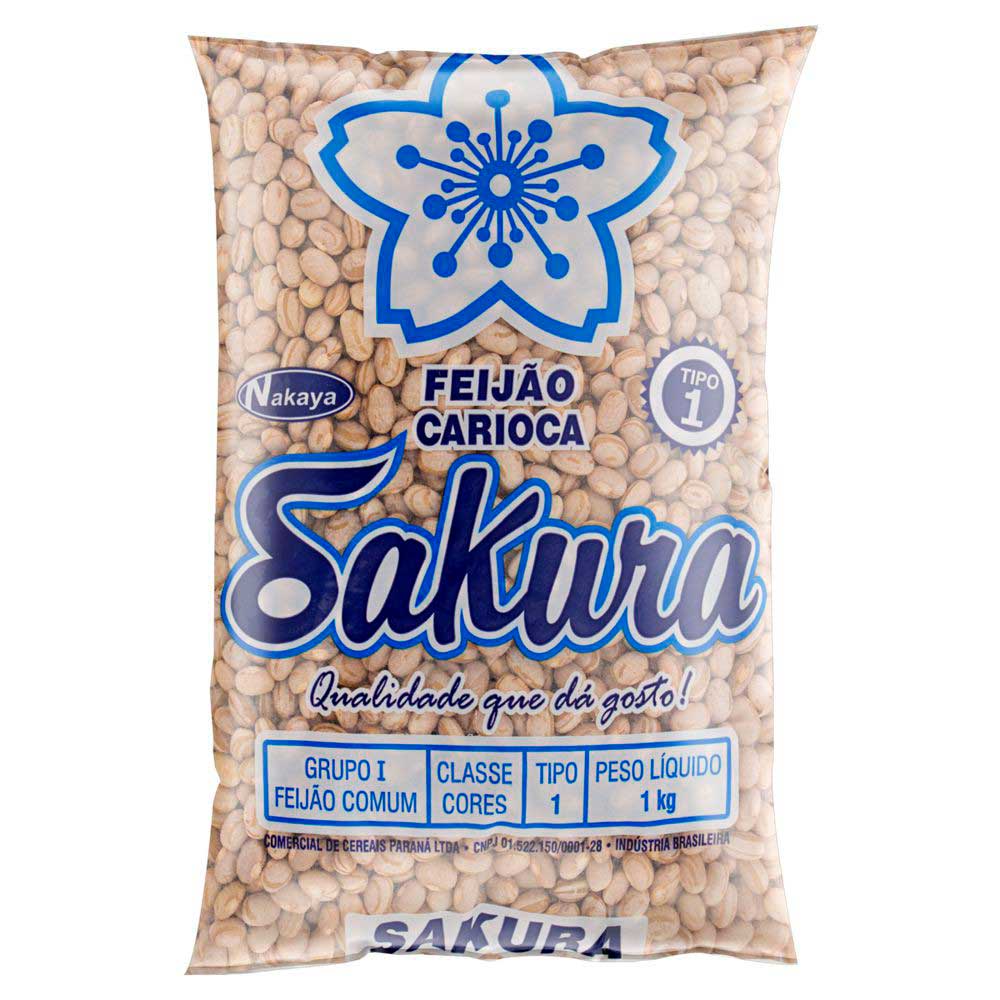 Feijão Carioca Sakura 1kg