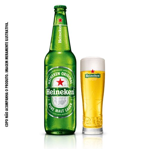 Cerveja Heineken sem Álcool Long Neck - Pack com 6 Unidades