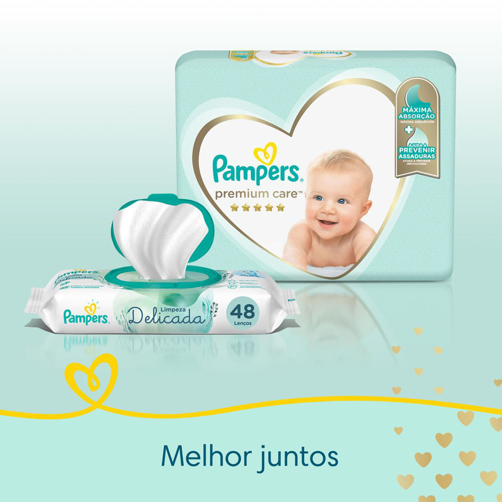 Fralda Infantil Pampers Premium Care Tamanho G Com 68 Unidades Comper