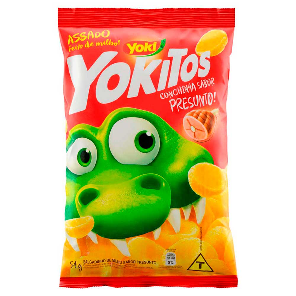 Salgadinho Yoki Yokitos Conchinha de Presunto 54g