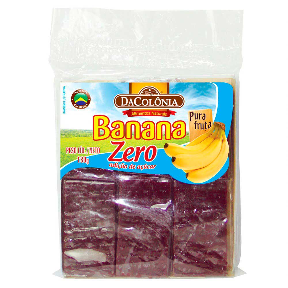 Doce de Banana Da Colônia Zero Açúcar 180g