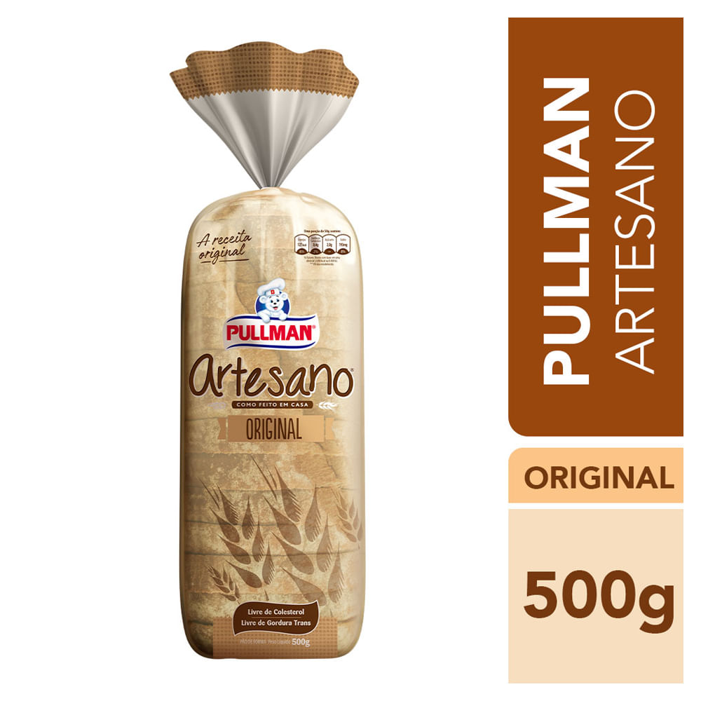 Pão de Forma Pullman Artesano 500g