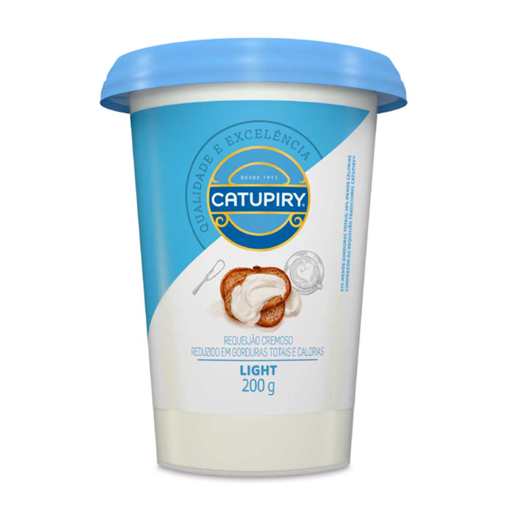 Requeijão Cremoso Catupiry Light 200g Pote