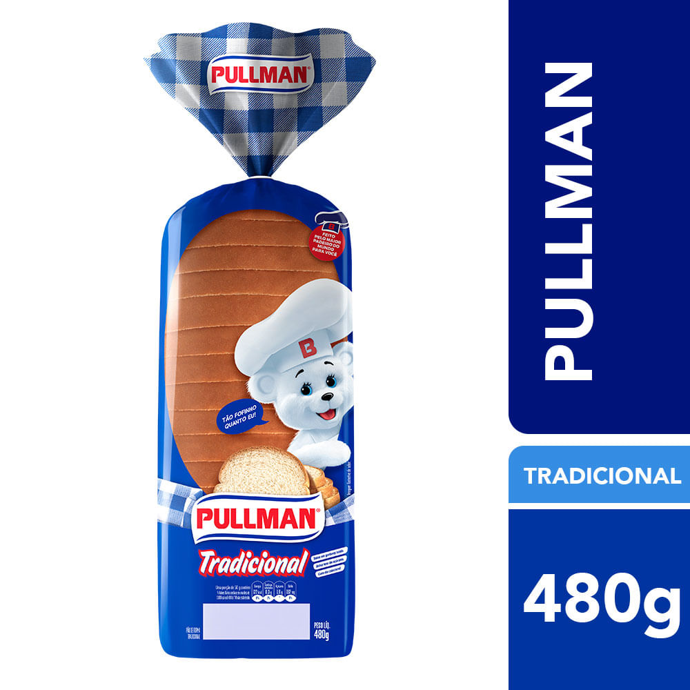 Pão de Forma Pullman Tradicional 480g