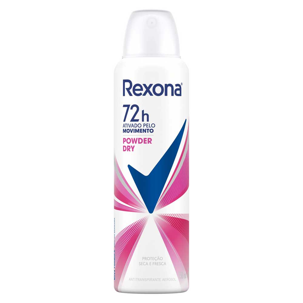 Desodorante Aerossol Feminino Rexona Powder Dry 150ml