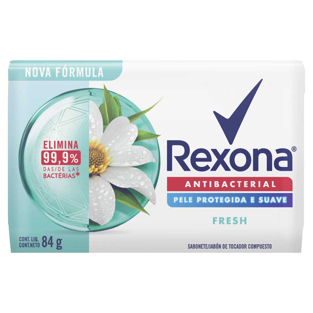 Sabonete em Barra Antibacteriano Rexona Fresh 84g