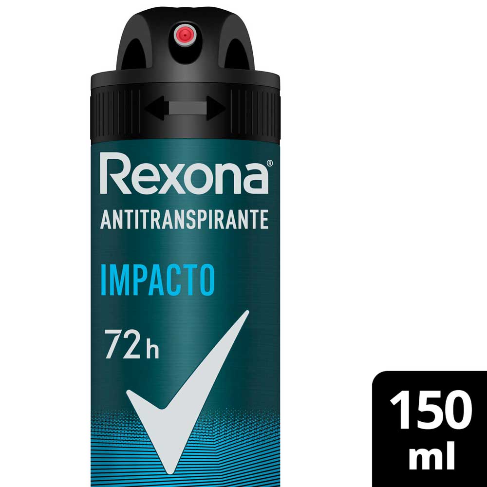 Desodorante Aerossol Masculino Rexona Impacto 150ml