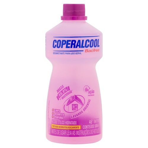 Álcool Líquido Coperalcool 46°INPM Lavanda Oriental 500ml - comper