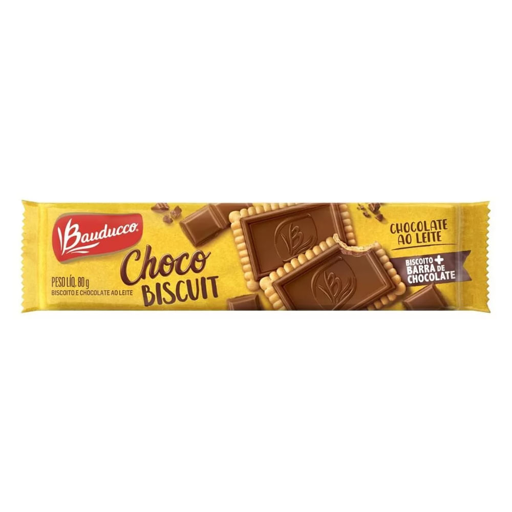 Biscoito BAUDUCCO Recheadinho Sabor Chocolate 104g — Supermarket Brazil