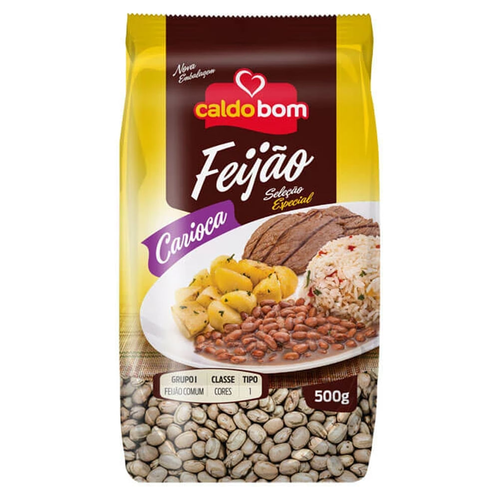 Feijão Carioca Caldo Bom Tipo 1 Seleção Especial 500g