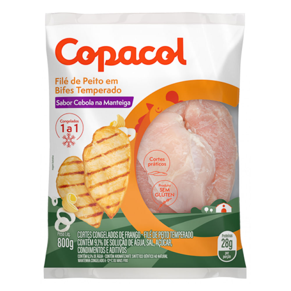 Filé de Peito Copacol com Manteiga e Cebola 800g