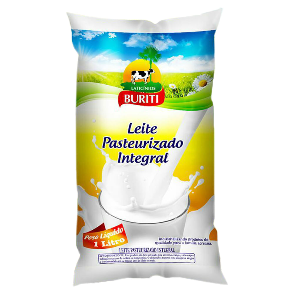 Leite Pasteurizado Buriti Tipo C 1 Litro