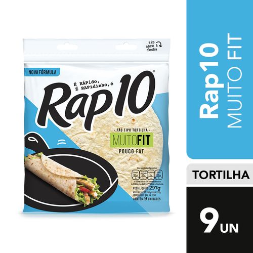 Pão Tortilha Pullman Rap 10 Fit 297g - comper