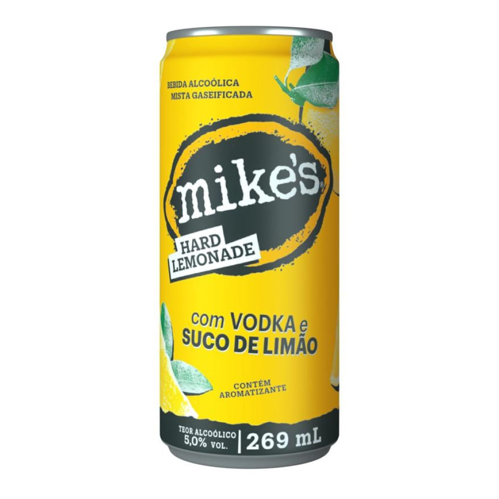 Bebida Mista Mike's Hard Lemonade Limão Lata 269ml - comper