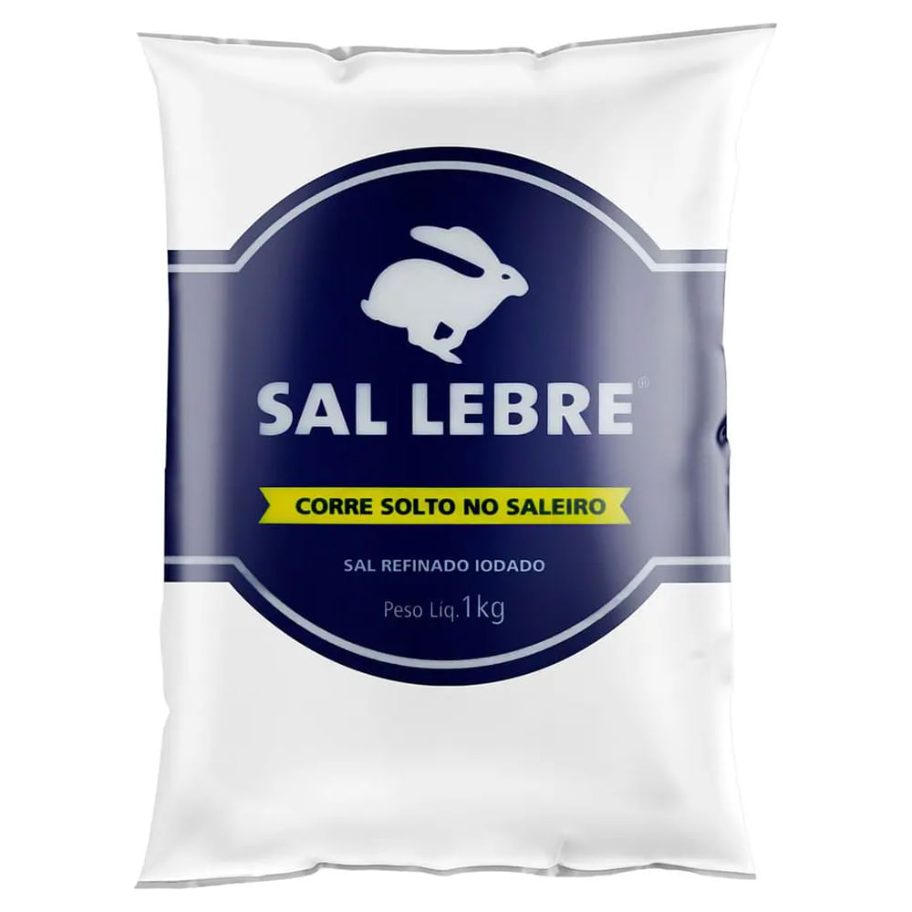 Sal Refinado Lebre 1kg