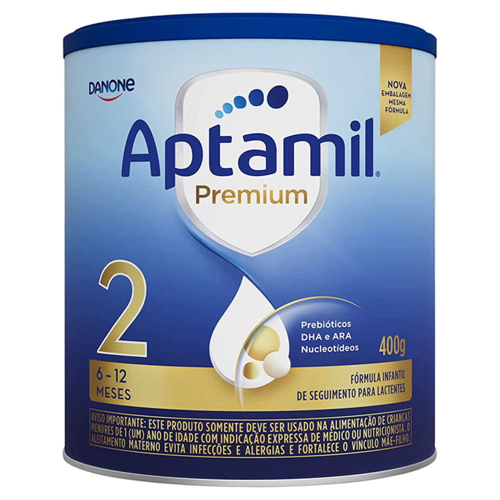 Leite Em Pó Aptamil Premium 2 400G