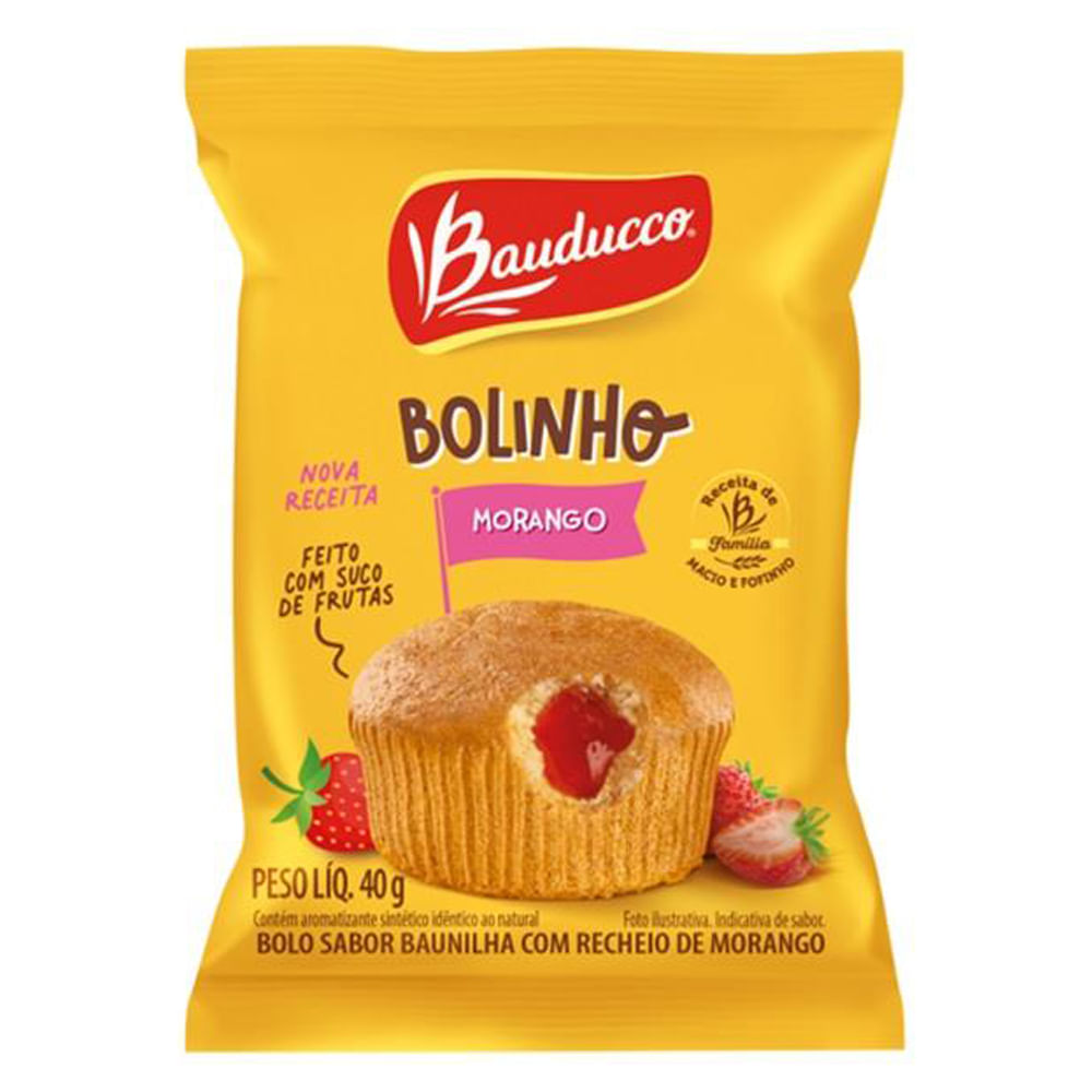 Bolinho Bauducco Morango 40g