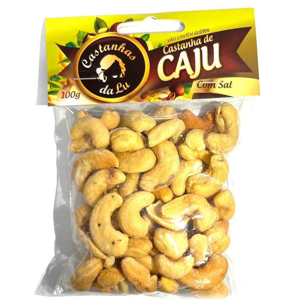Castanha de Caju Torrada com Sal Castanhas da Lu 100g