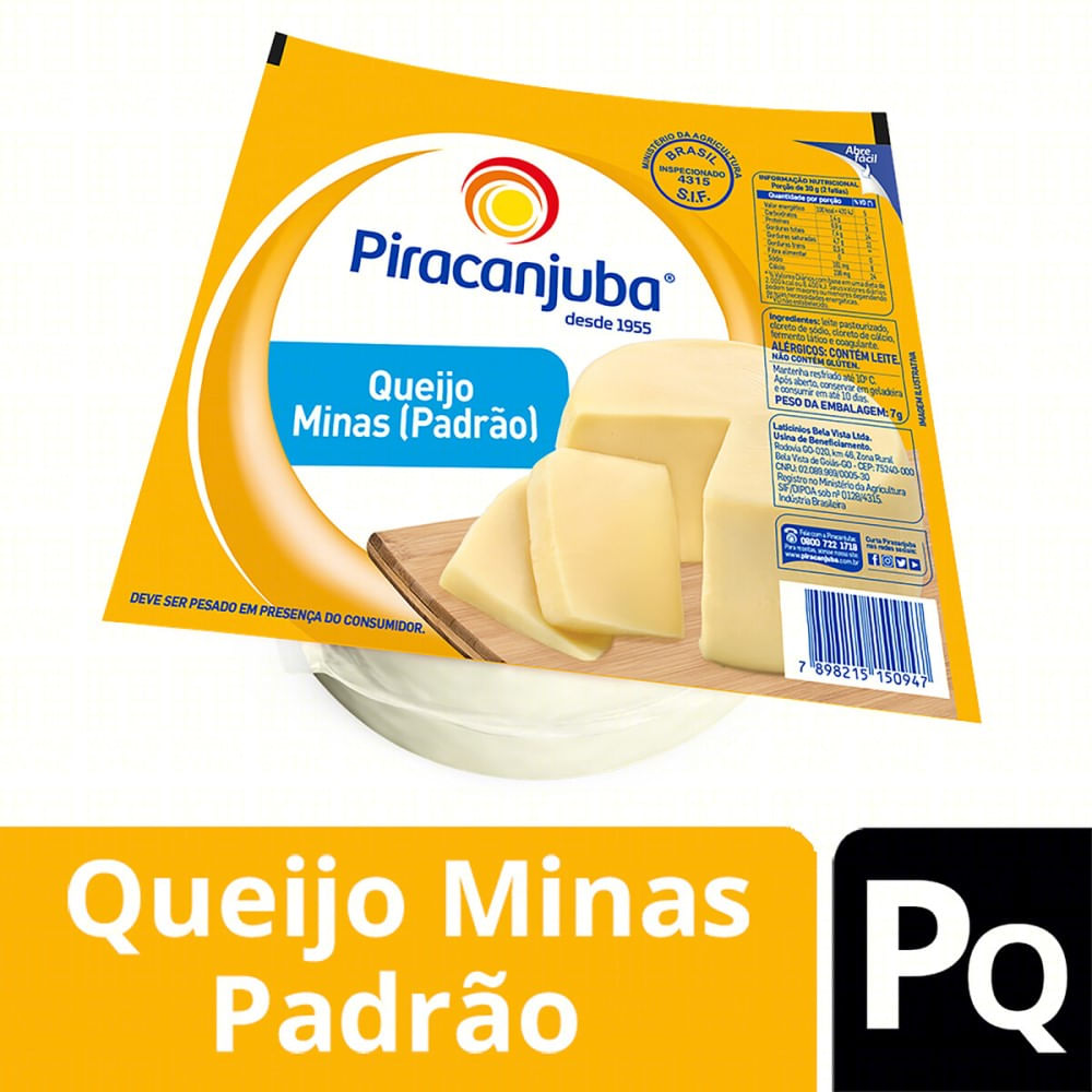 Queijo Minas Piracanjuba Padrão kg