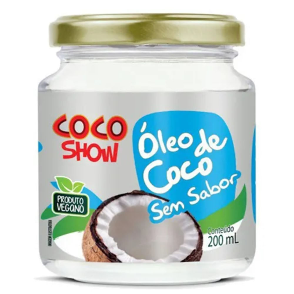 Óleo de Coco Show Sem Sabor 200ml