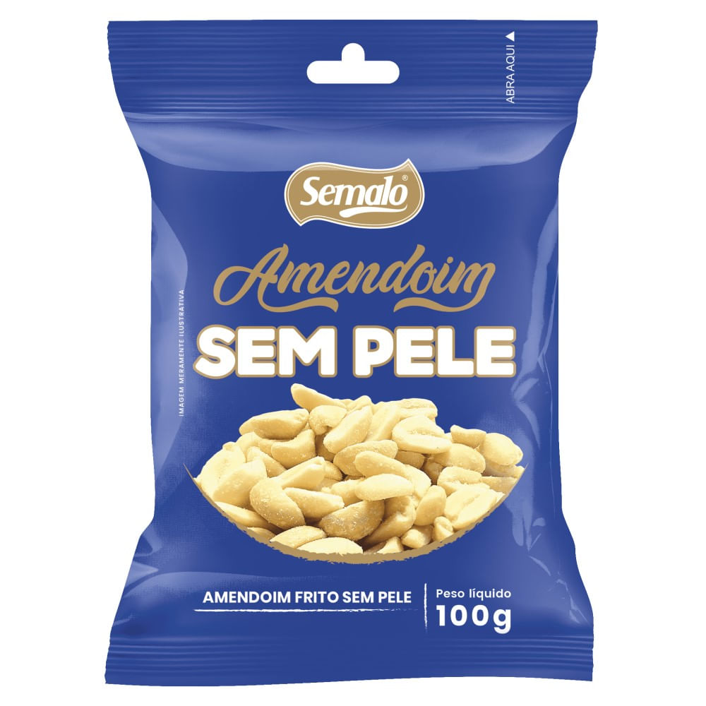 Amendoim Semalo Sem Pele 100g