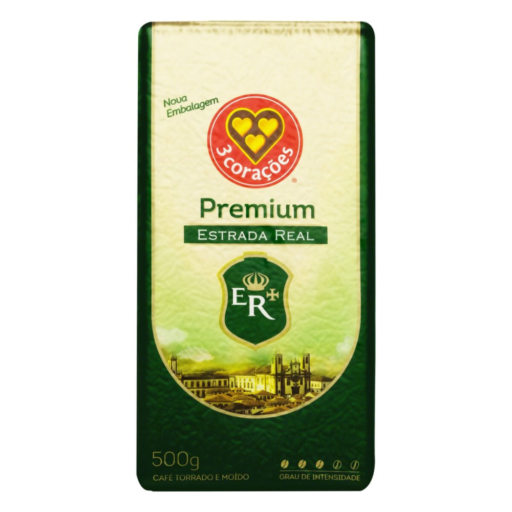Café 3 Corações Estrada Real Premium Vácuo 500g