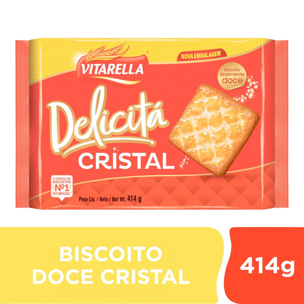 Biscoito Vitarella Delicitá Cristal 414g