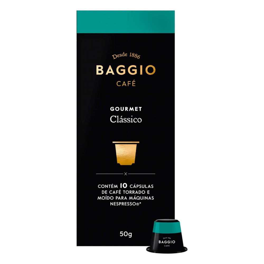 Cápsula de Café Baggio Clássico 50g Com 10 Cápsulas
