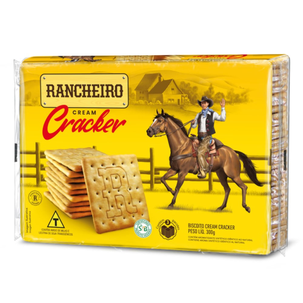 Biscoito Cream Cracker Rancheiro 300g