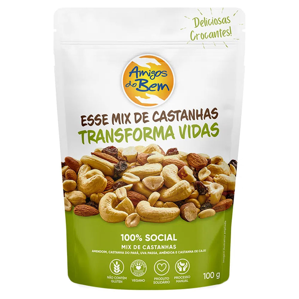 Mix de Castanhas Amigos do Bem 50g