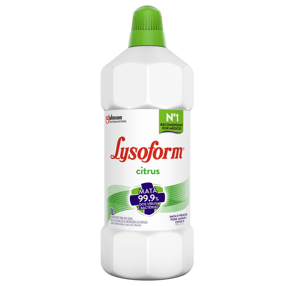 Desinfetante Lysoform Citrus 1 Litro