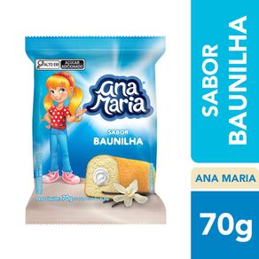 Bolinho Ana Maria Baunilha 70g Bolinho Ana Maria Baunilha 70g