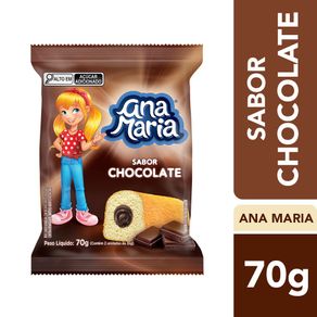 Bolinho Ana Maria Chocolate 70g Bolinho Ana Maria Chocolate 70g