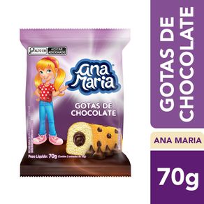 Bolinho Ana Maria Gotas de Chocolate 70g