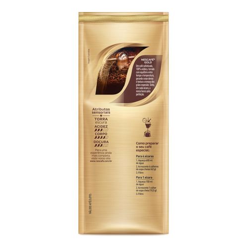 Café Nescafé Gold Equilibrado Intensidade 8 com 250g - comper