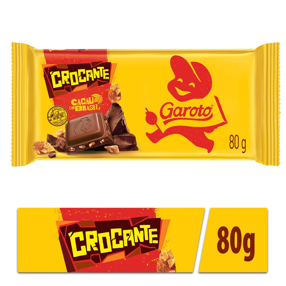 Chocolate Garoto Crocante 80g