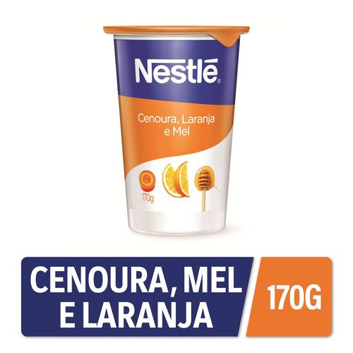 Iogurte Nestlé Natural Cenoura, Laranja e Mel 170g - comper