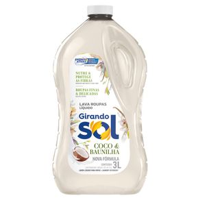 2771632_7896404607548_LAVA-ROUPAS-LIQ.GIRANDO-SOL-3L-COCO-BRANC-COLORIDA 2771632_7896404607548_LAVA-ROUPAS-LIQ.GIRANDO-SOL-3L-COCO-BRANC-COLORIDA