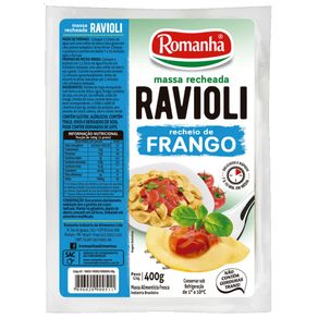 2895463---ROMANHA--RAVIOLI-FRANGO--400g---COD-051 2895463---ROMANHA--RAVIOLI-FRANGO--400g---COD-051