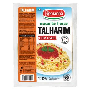 2895617---ROMANHA---MACARRAO-FRESCO-TALHARIM-500g---COD02 2895617---ROMANHA---MACARRAO-FRESCO-TALHARIM-500g---COD02