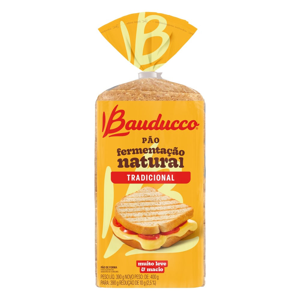 Pão de Forma Bauducco Tradicional 390g